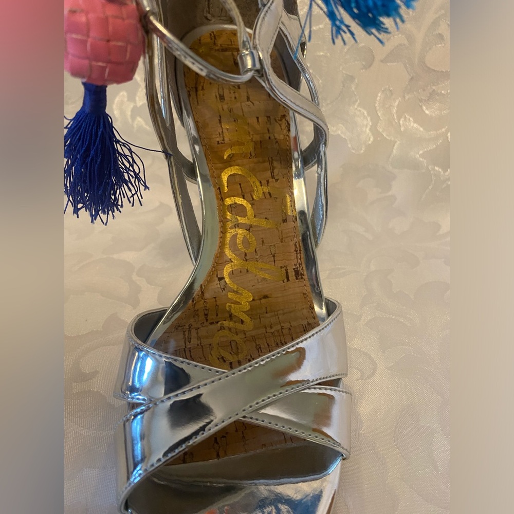 Sam Edelman Azela, Tassel Lace-Up Sandal, Size 8 - Picture 11 of 12